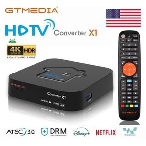 GTMedia HDTV Converter X1 Android 11 TV Box 4K HDR ATSC 3.0 WiFi Bluetooth 5.0